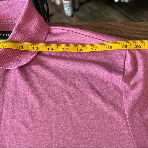 ❤️ PGA tour Men's Pink Polo Shirt L - Picture 6 of 8